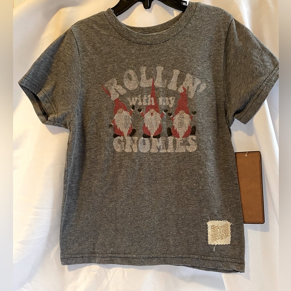 The Original Retro Brand Rollin’ With My Gnomies Tshirt Kids Size 5